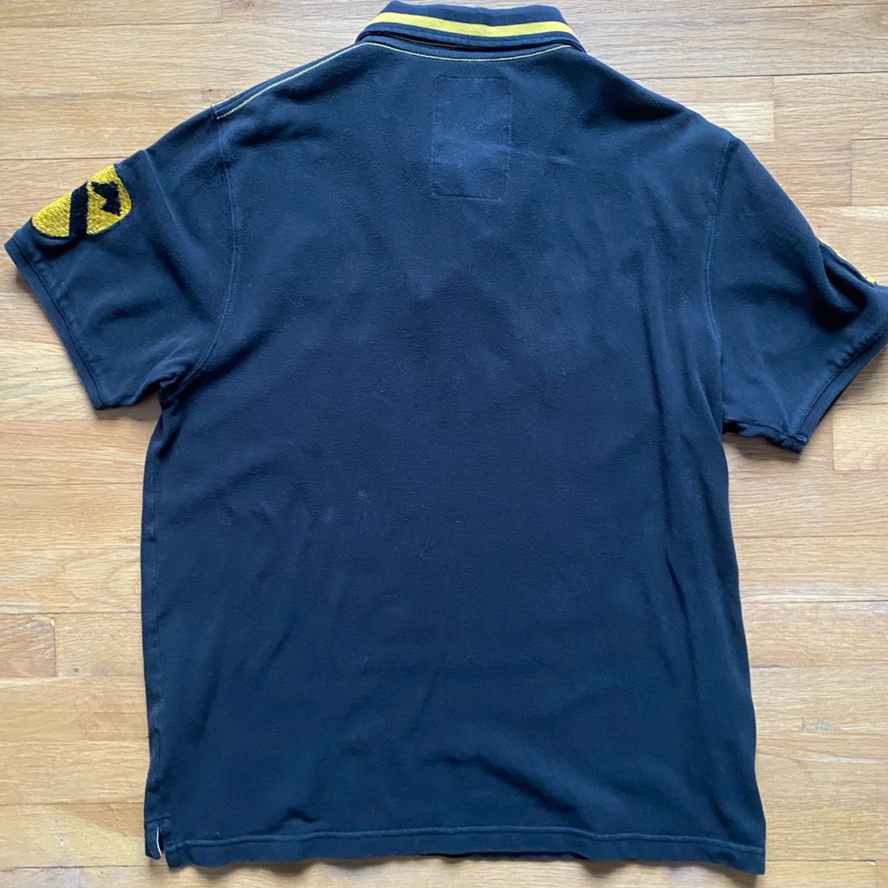 Sundek Black Polo Shirt with Yellow Accents - Picture 5 of 6